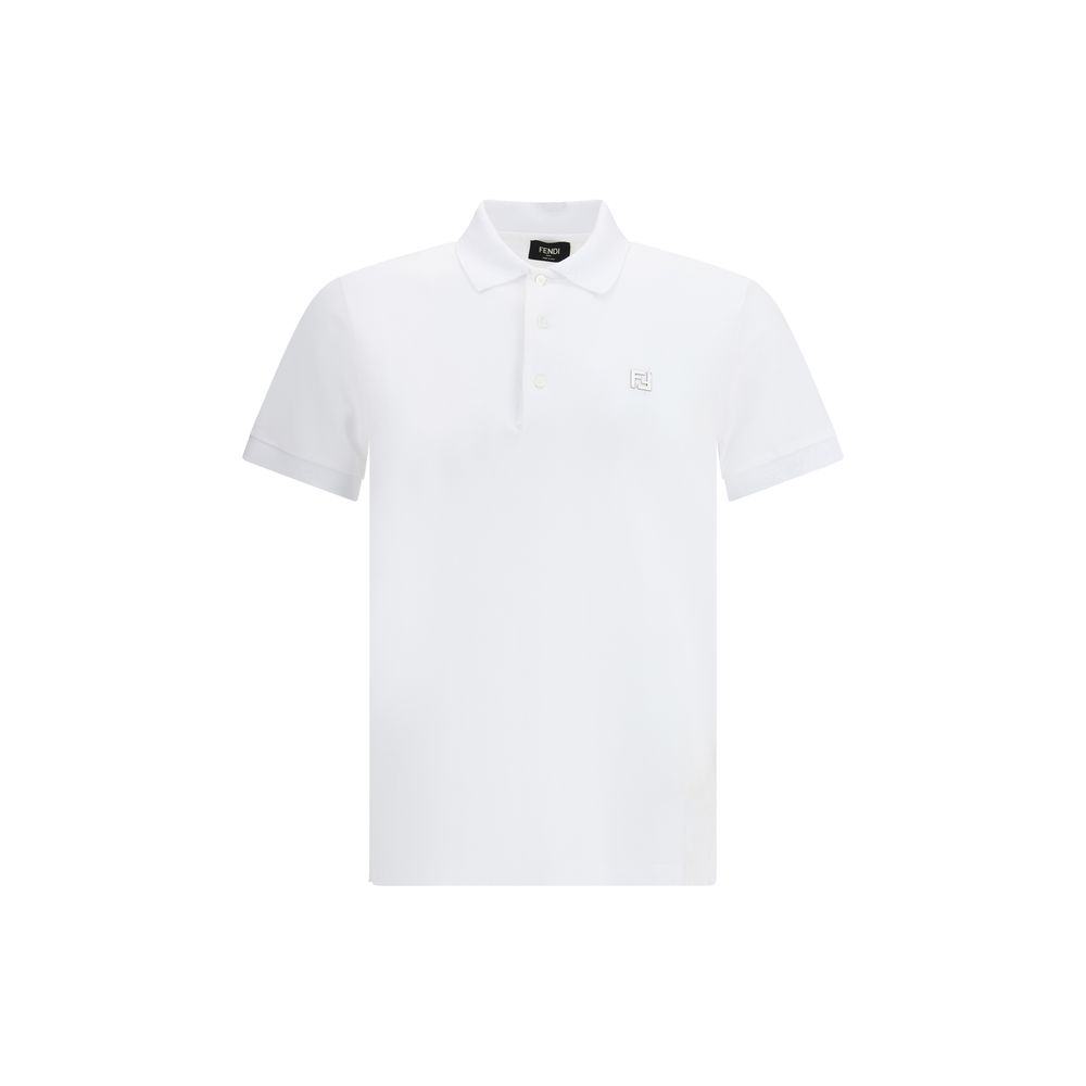 Polo blanc en coton