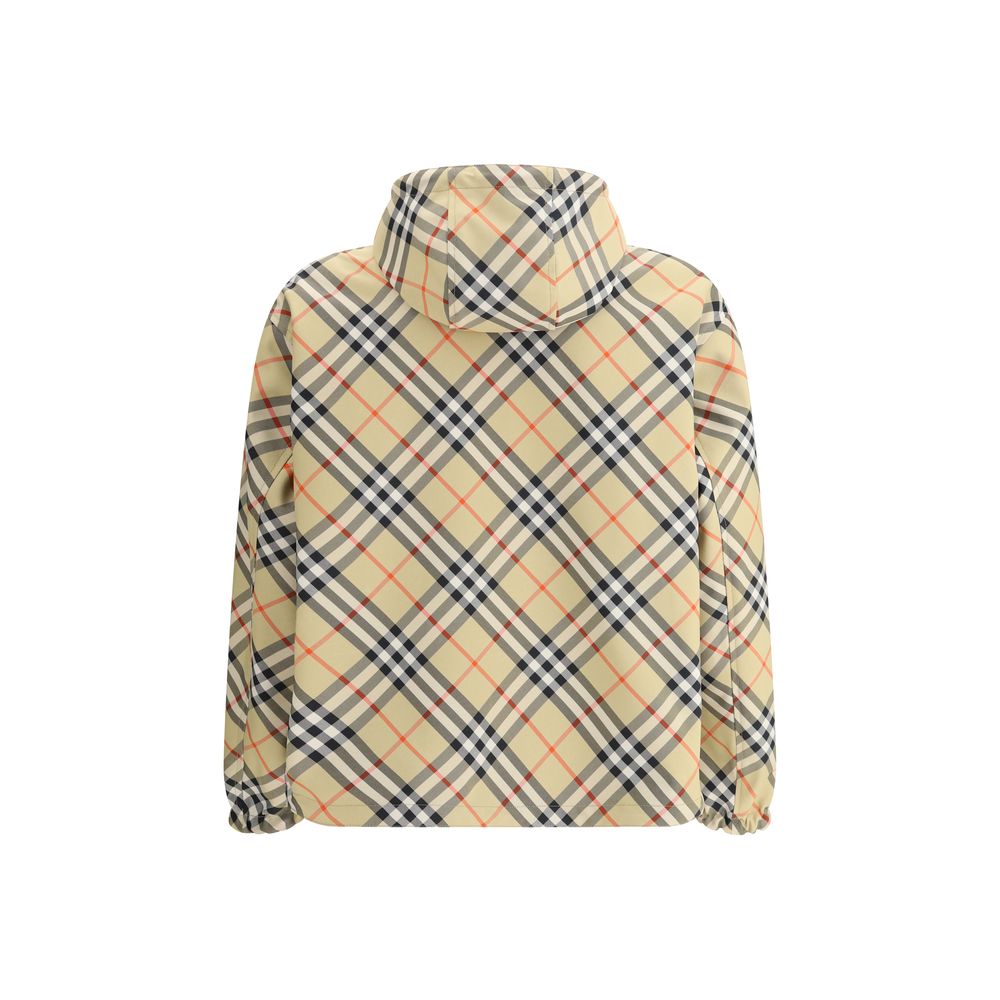 Multicolor Synthetic Jacket with Reversible Design