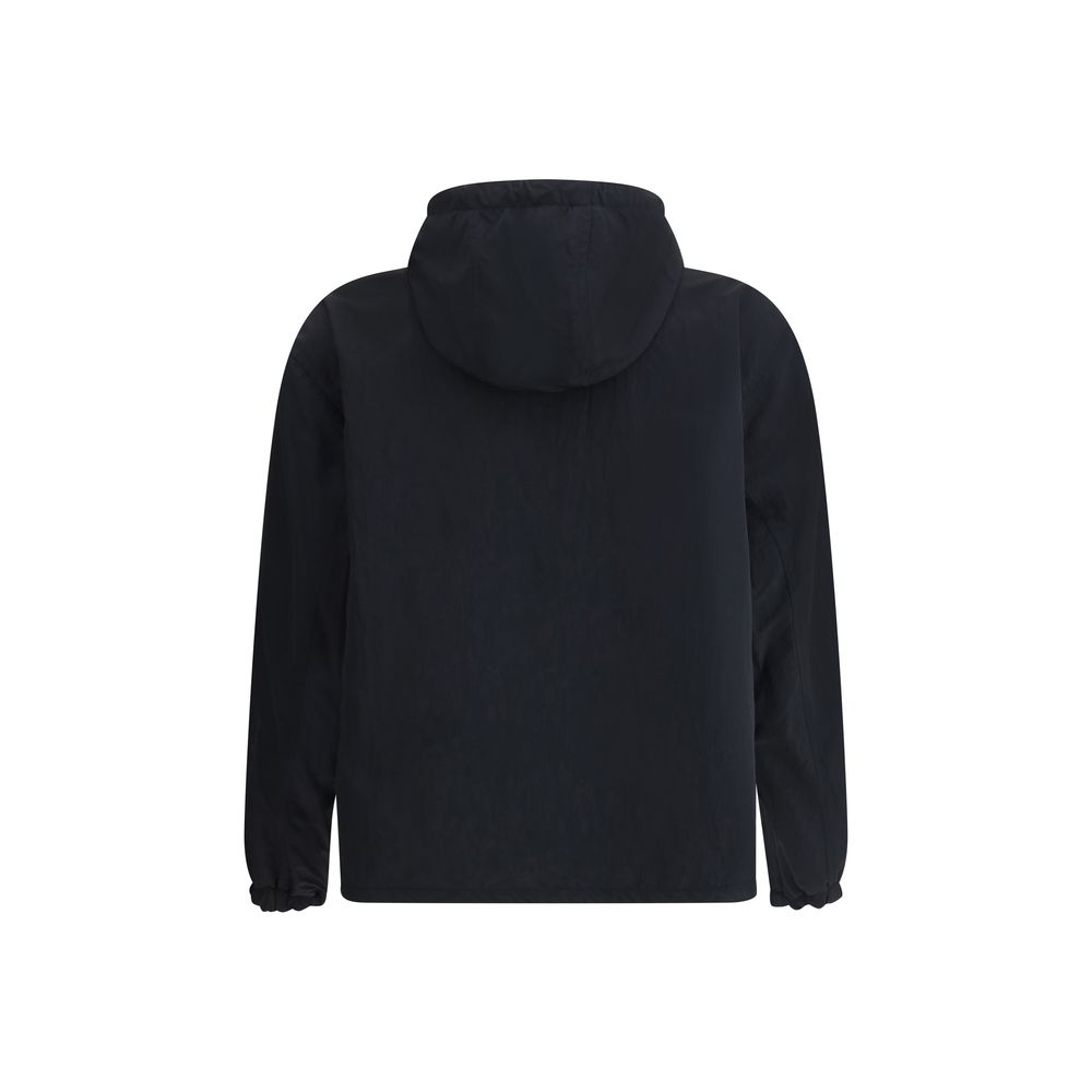 Multicolor Synthetic Jacket with Reversible Design