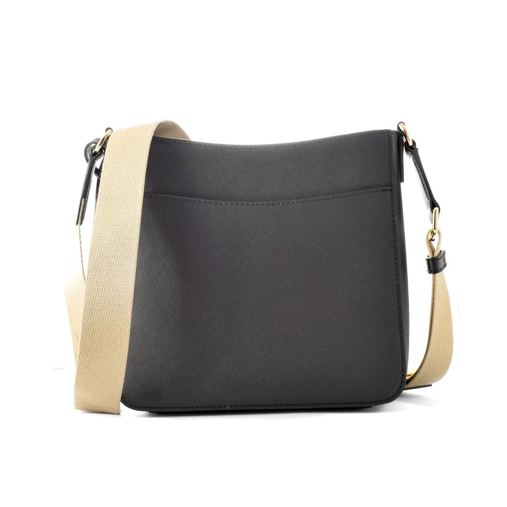 Schwarze Umhängetasche aus Synthetik-Canvas von Michael Kors