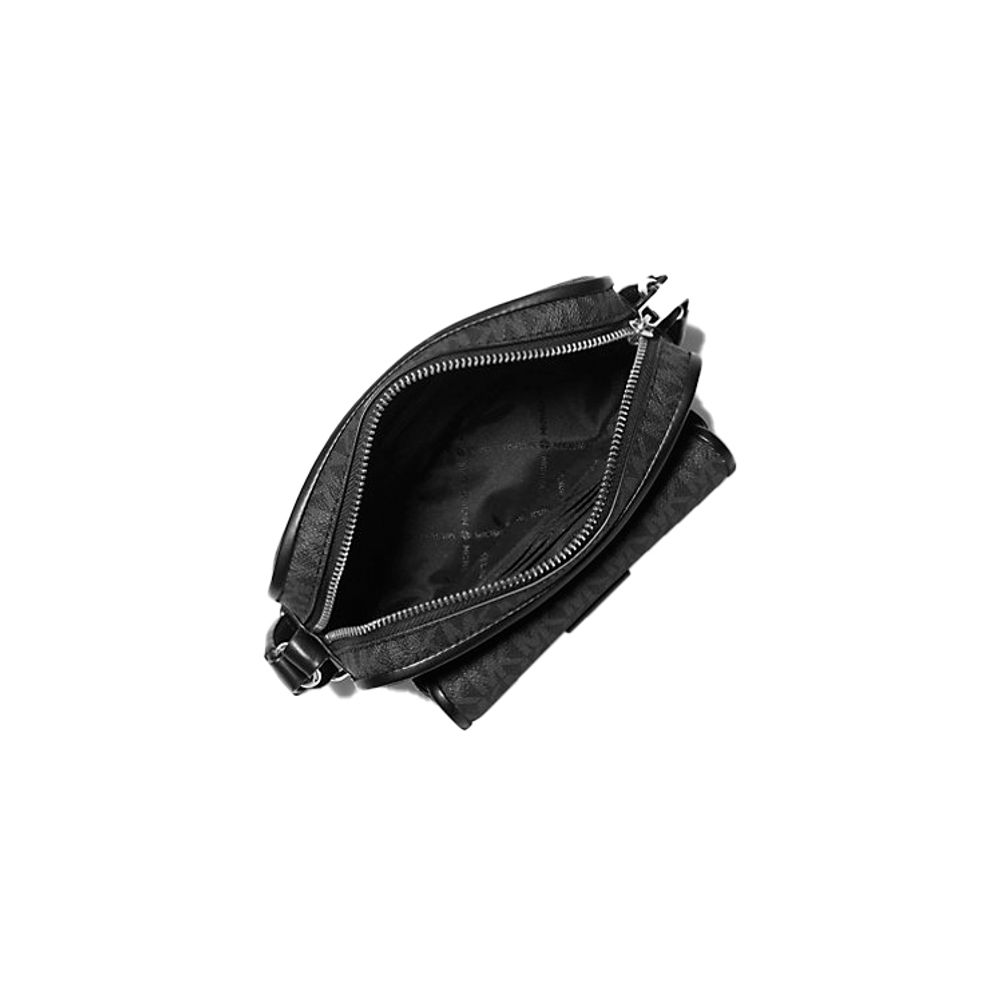 Schwarze Umhängetasche Bradshaw aus Canvas von Michael Kors