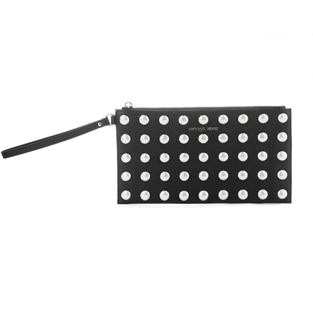 Brown Leather Clutch Bag by Michael Kors