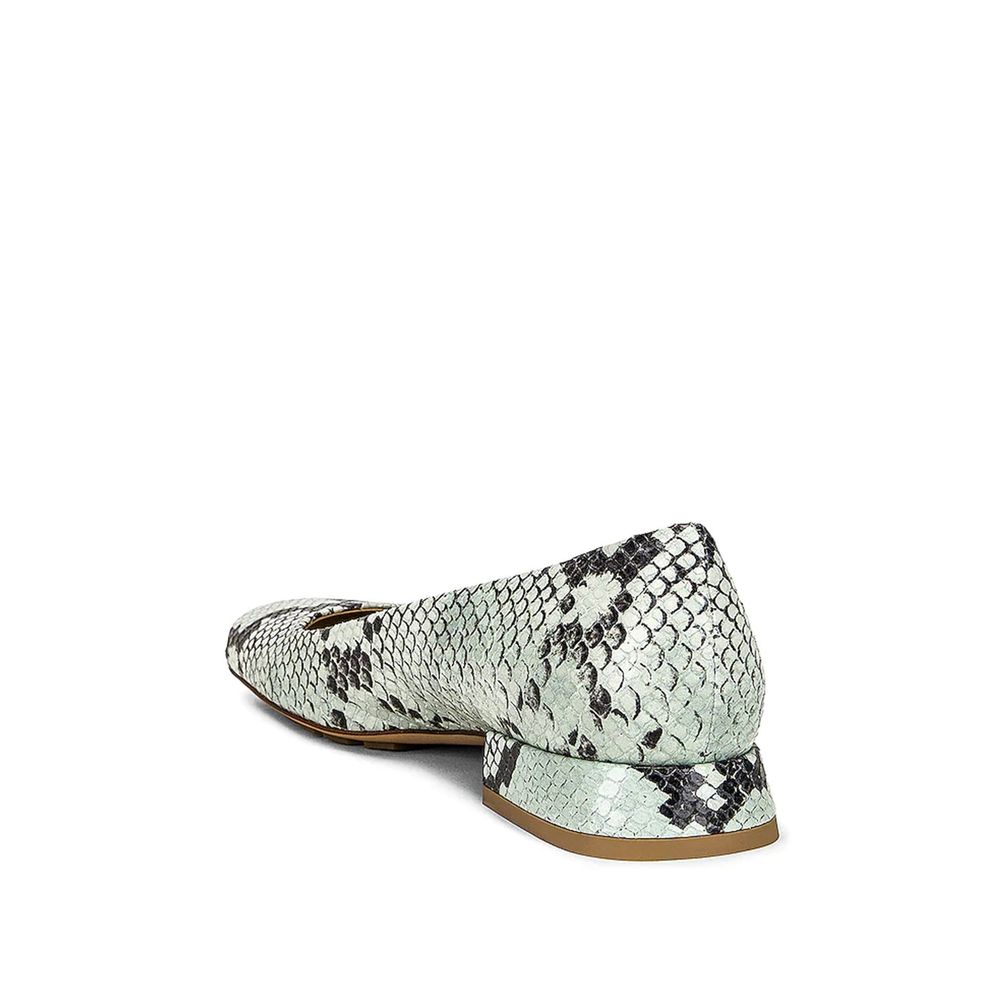 Ballerines bicolores en cuir de veau