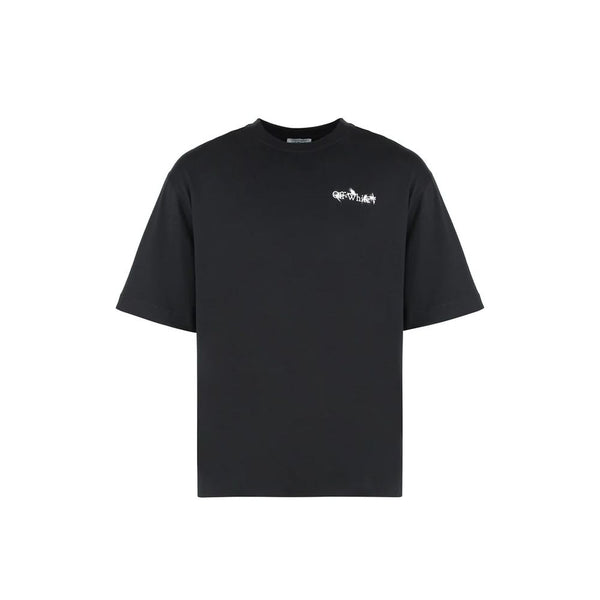 Black Cotton T-Shirt