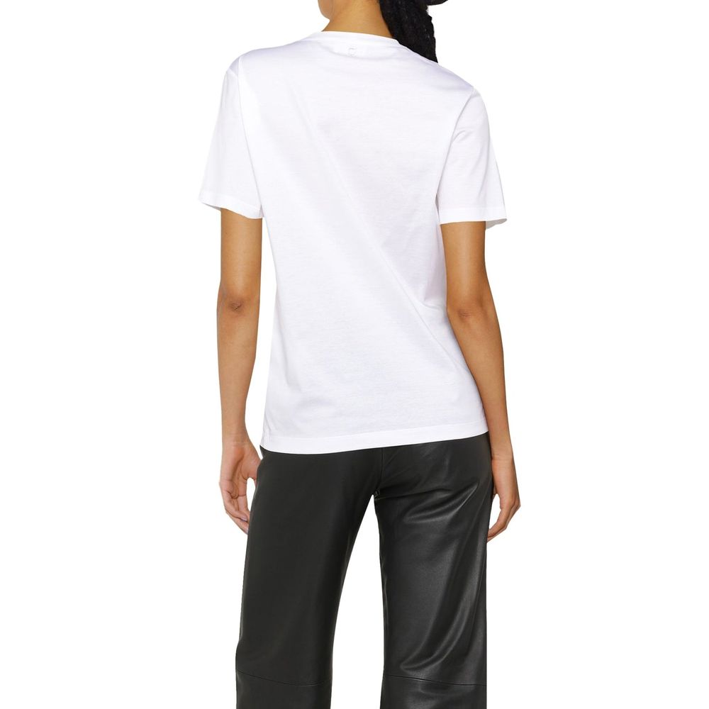 T-shirt blanc en coton
