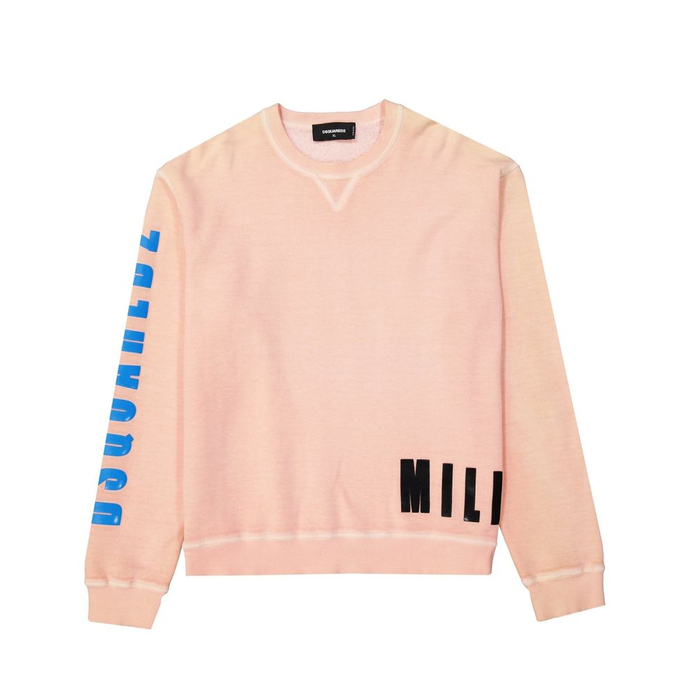 Sweat-shirt orange en coton