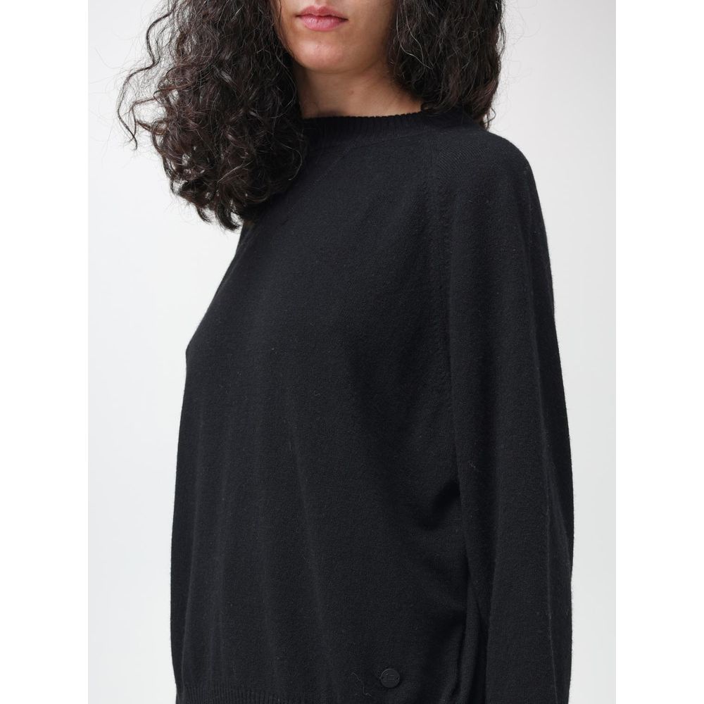Schwarzes Woll-Sweatshirt von Woolrich