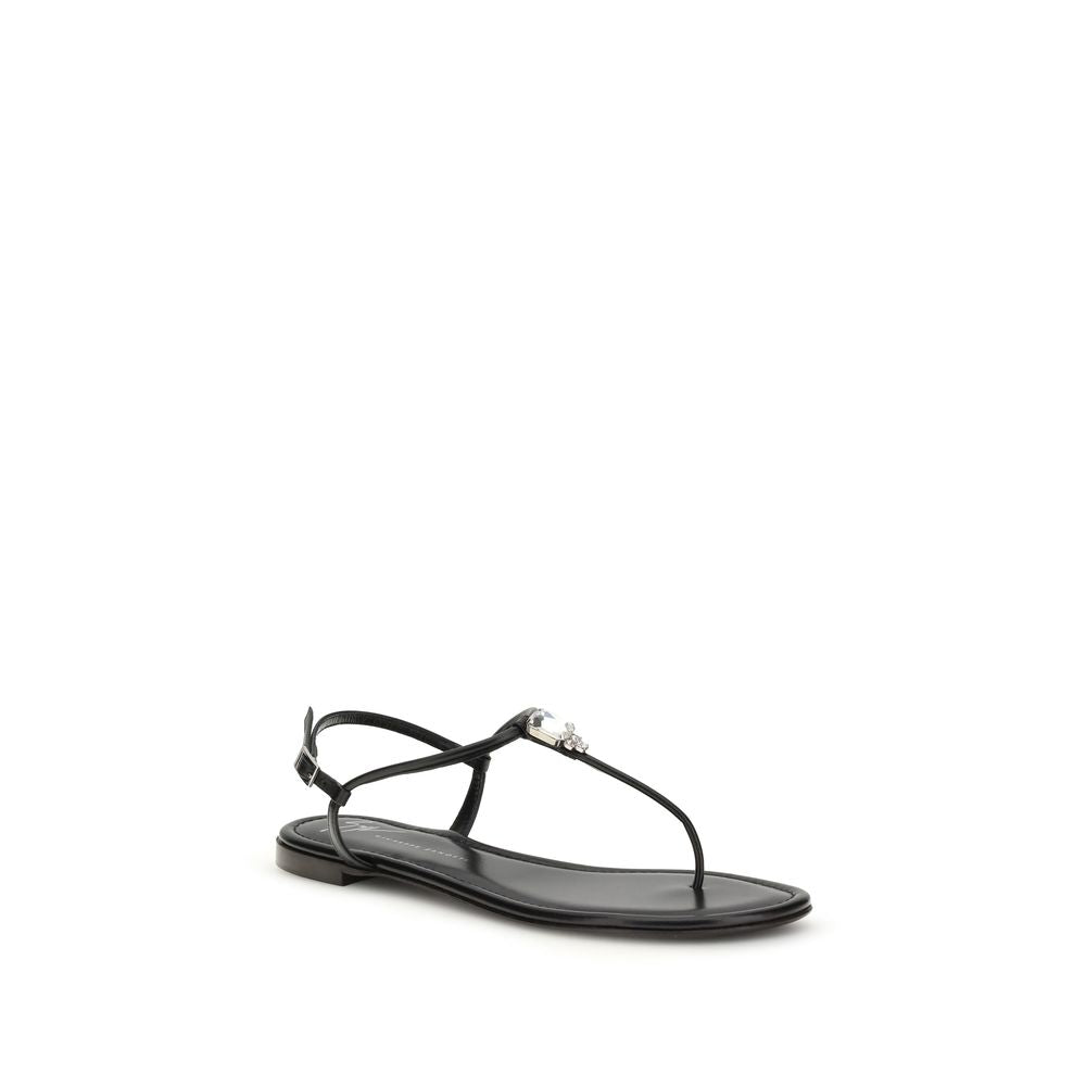 Schwarze Bos Taurus Sandalen aus Kalbsleder