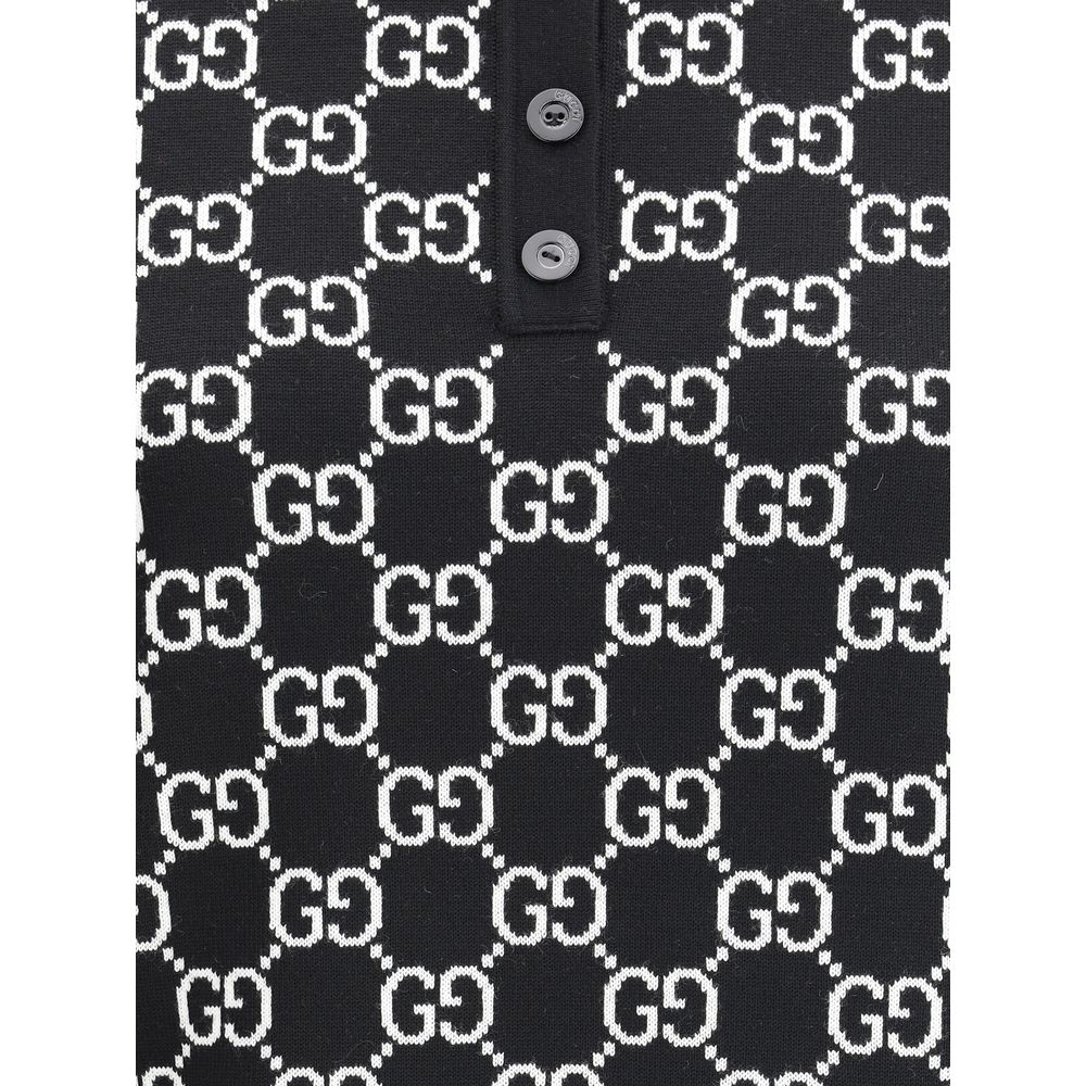 Gucci Schwarzes Woll-Oves-Aries-Hemd