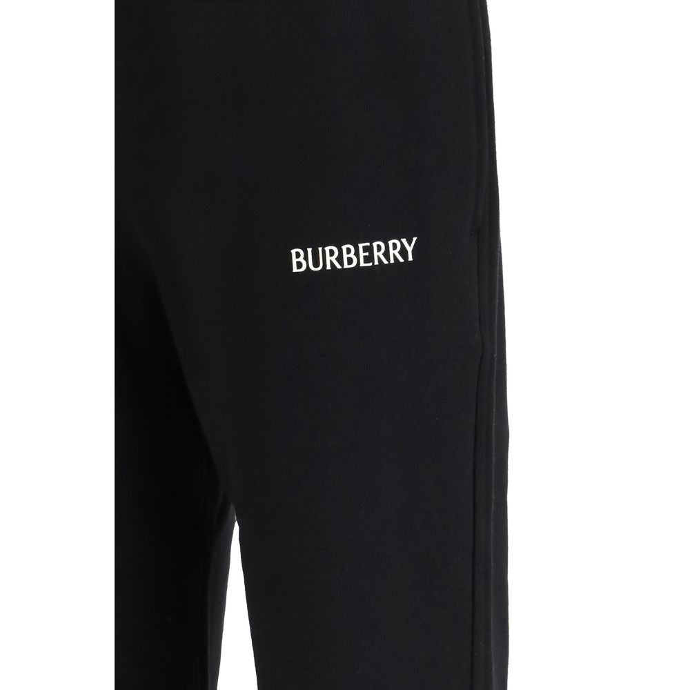 Black Cotton Joggers with Adjustable Drawstring Waistband