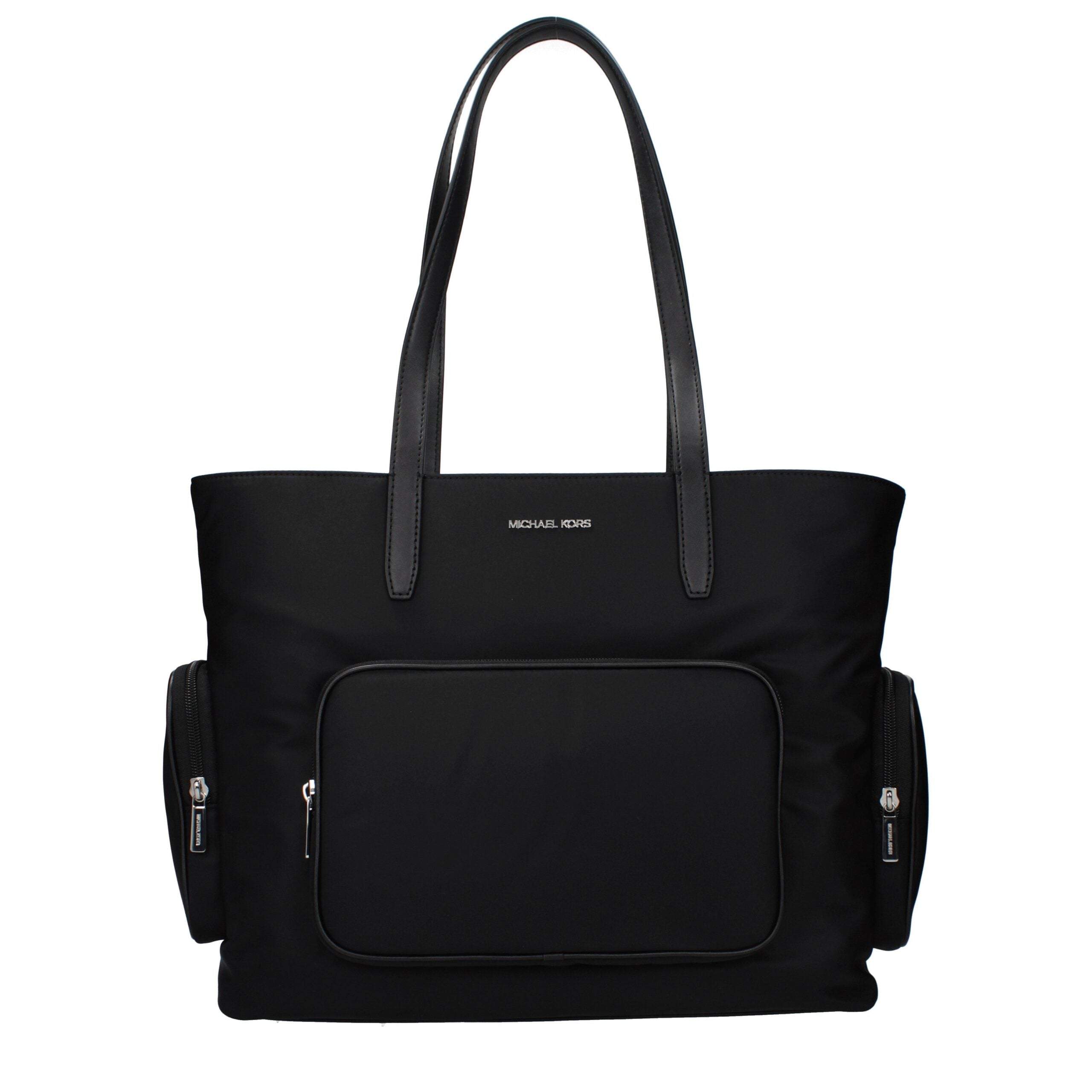 Schwarze Umhängetasche aus Kunstleder mit Logo von Michael Kors
