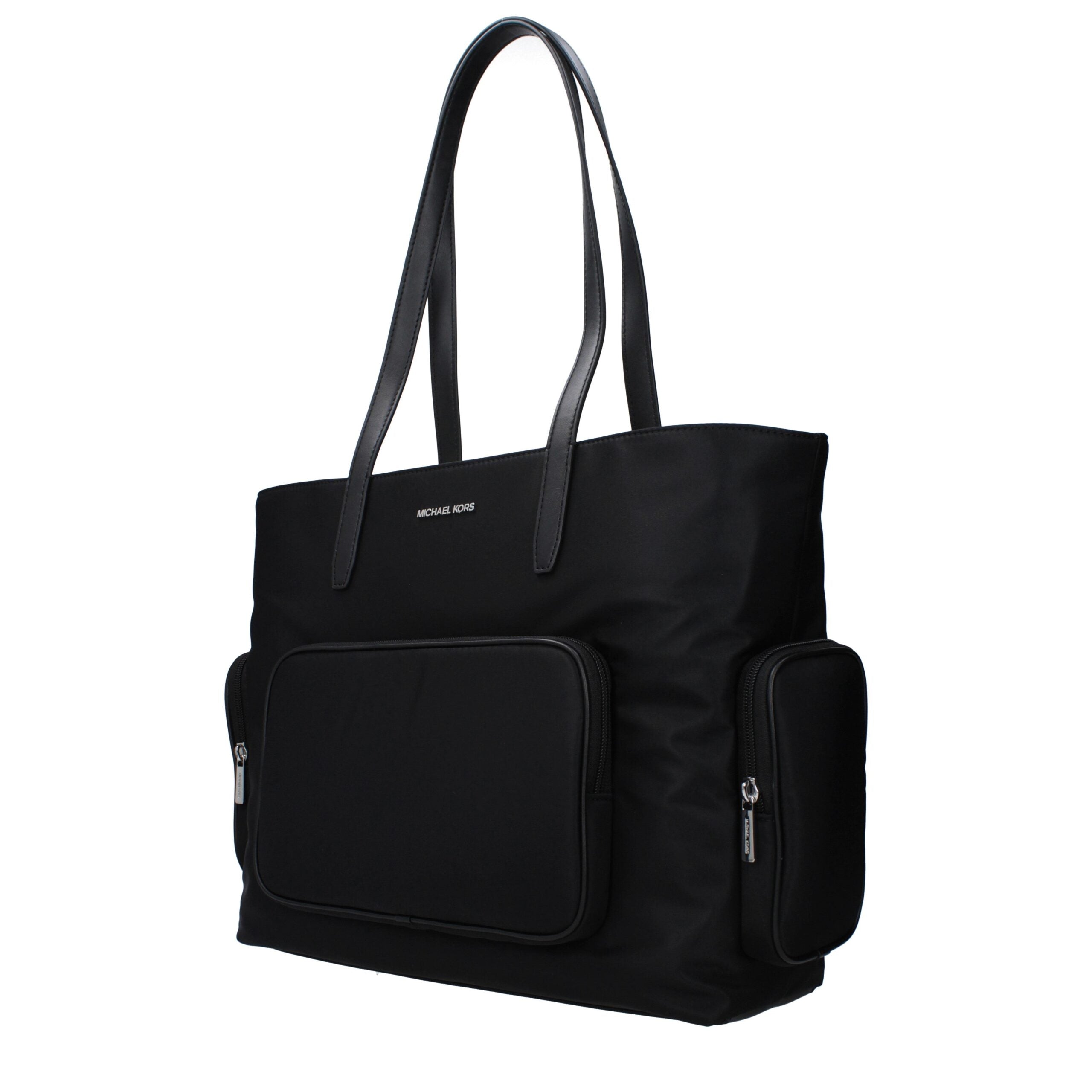 Schwarze Umhängetasche aus Kunstleder mit Logo von Michael Kors
