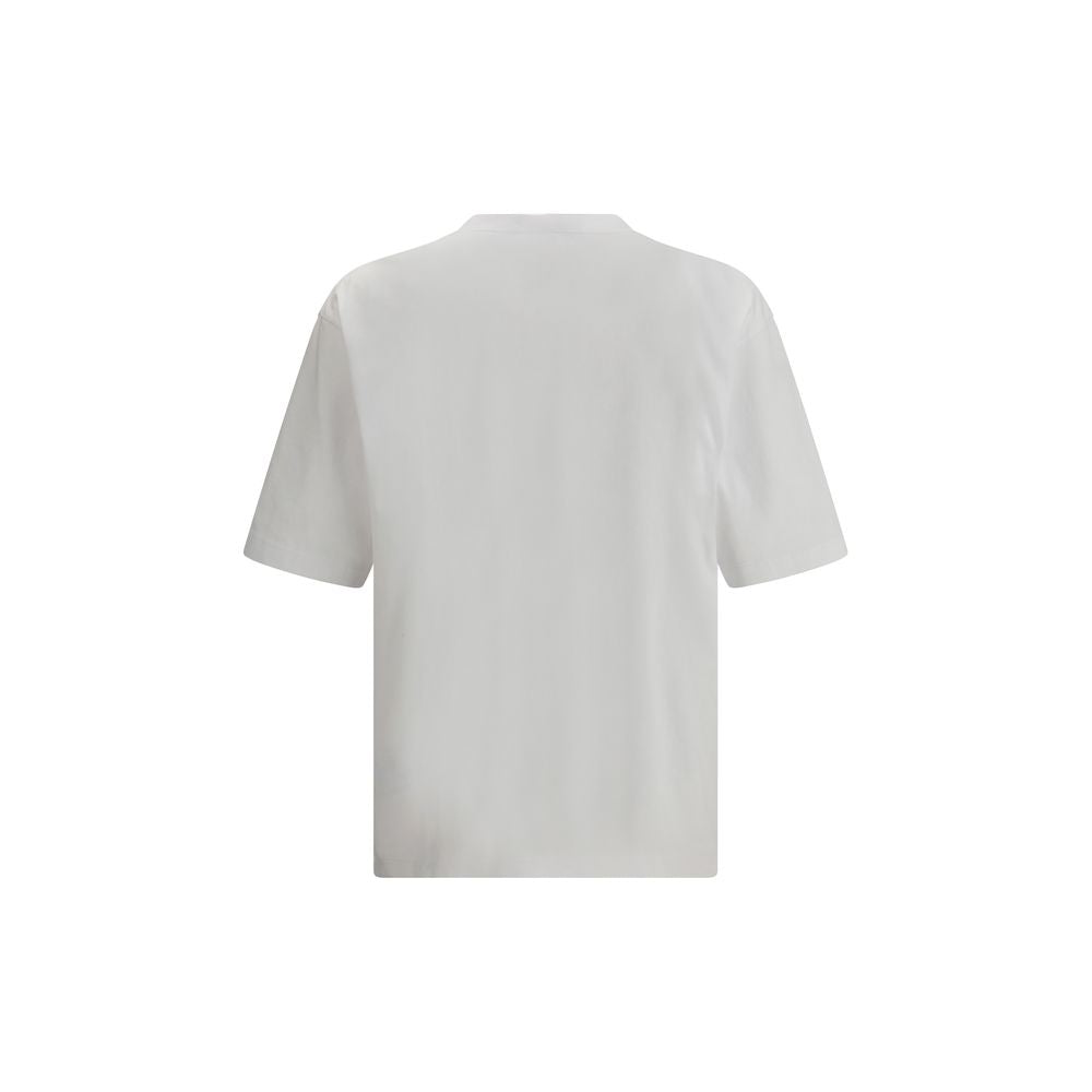 T-shirt blanc en coton