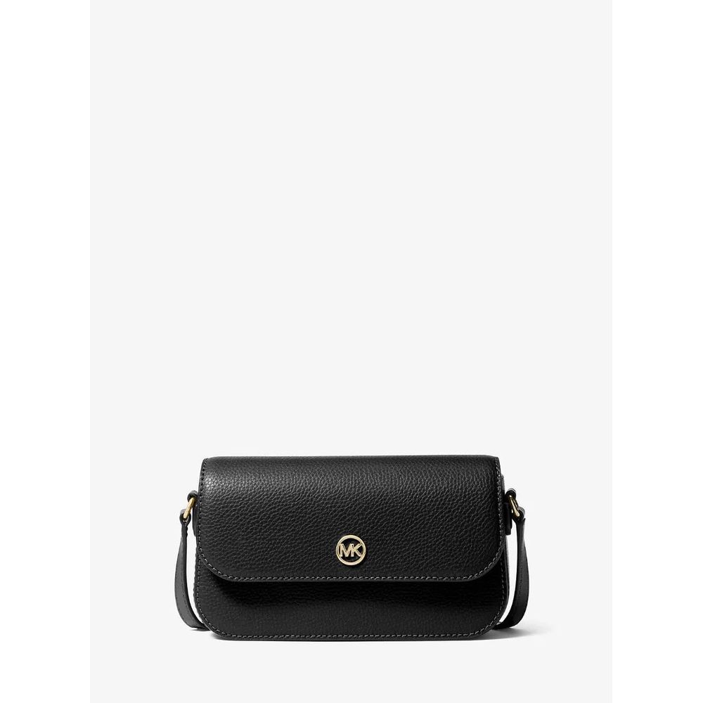 Black Leather Crossbody Bag by Michael Kors