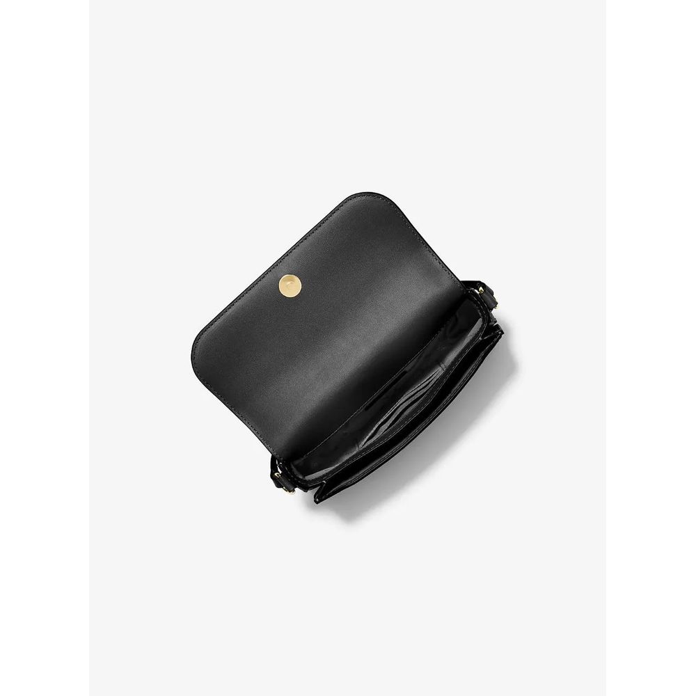 Black Leather Crossbody Bag by Michael Kors