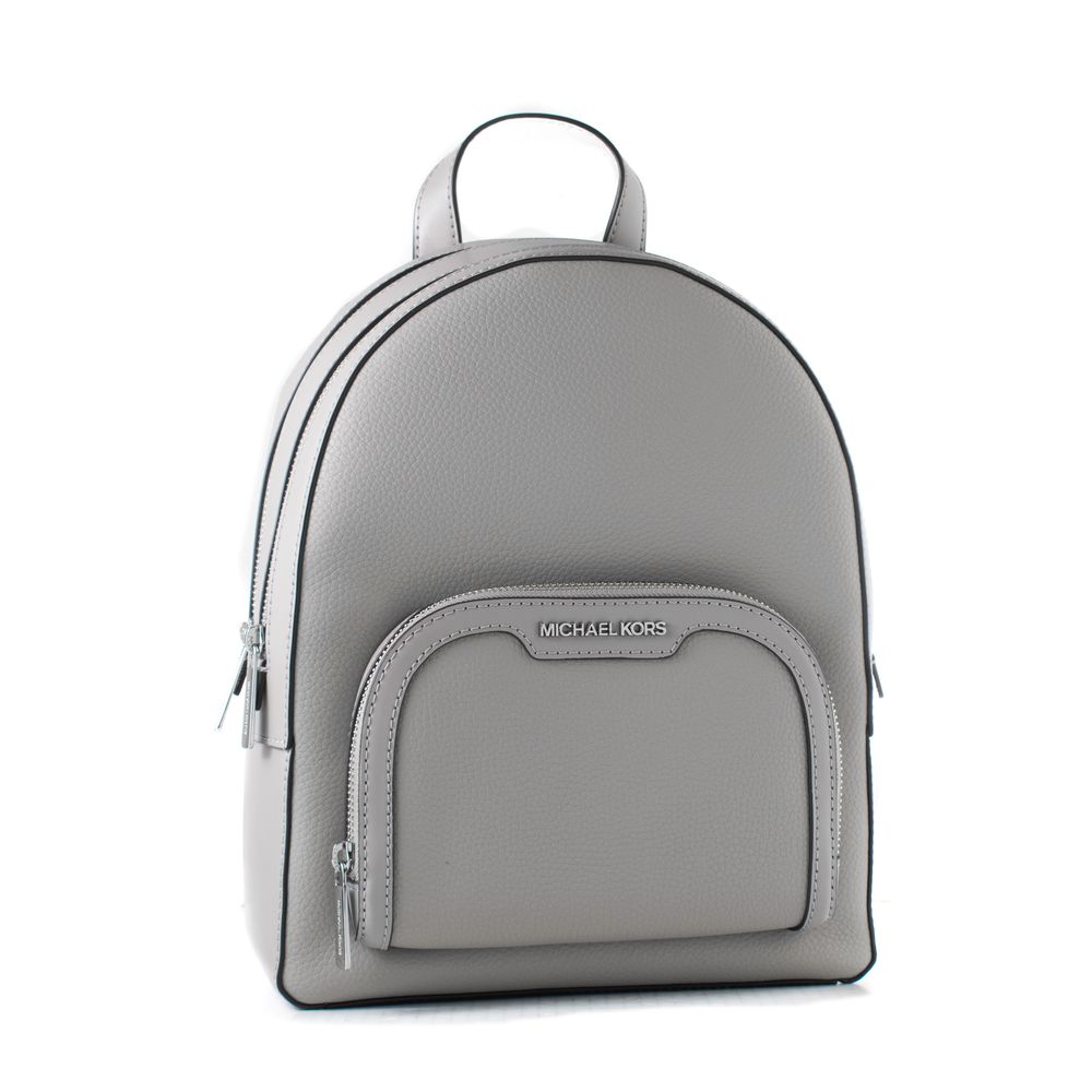 Gray Leather Backpack Michael Kors Jaycee