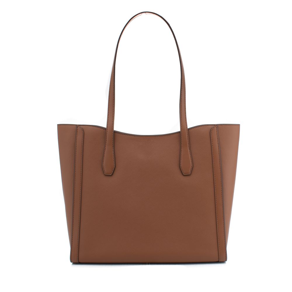 Braune Canvas-Einkaufstasche von Michael Kors