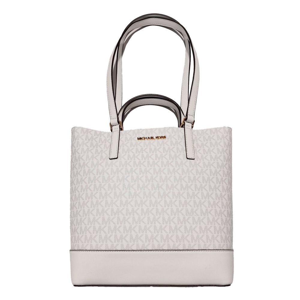 Weiße Leder-Tragetasche Kelli von Michael Kors