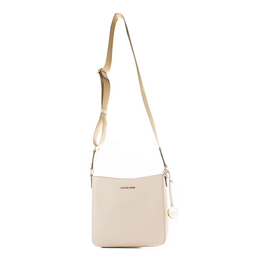 Beige Canvas Crossbody Bag by Michael Kors