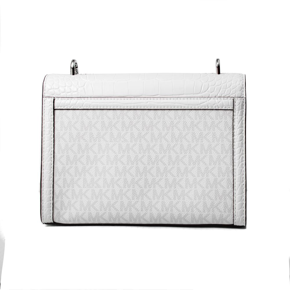 White Canvas Crossbody Bag Whitney by Michael Kors