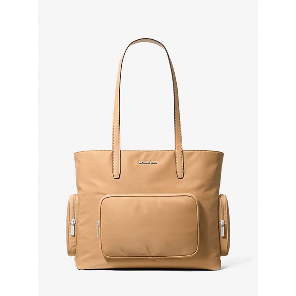 Brown Synthetic Tote Bag by Michael Kors