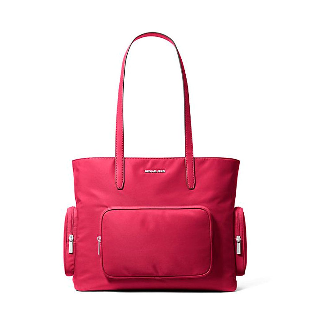 Pink Synthetic Tote Bag by Michael Kors