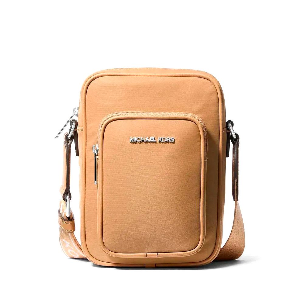 Brown Synthetic Crossbody Bag by Michael Kors
