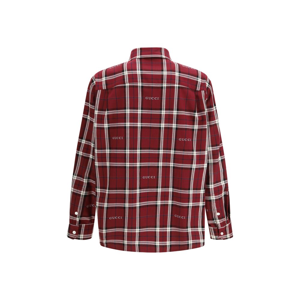 Multicolor Cotton Tartan Shirt with Button Front