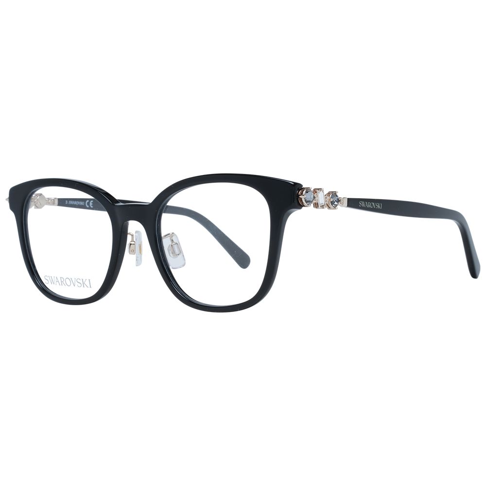 Black Synthetic Glasses with Full-Rim Frames