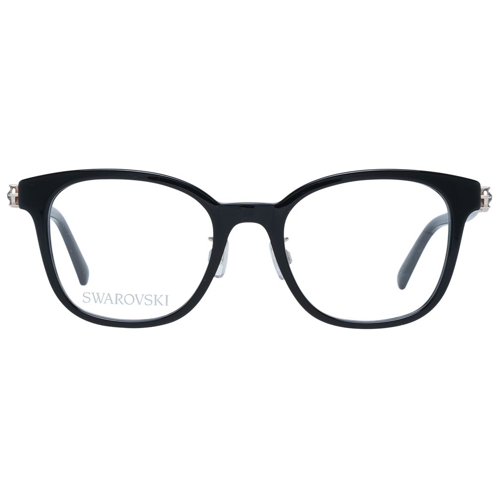Black Synthetic Glasses with Full-Rim Frames
