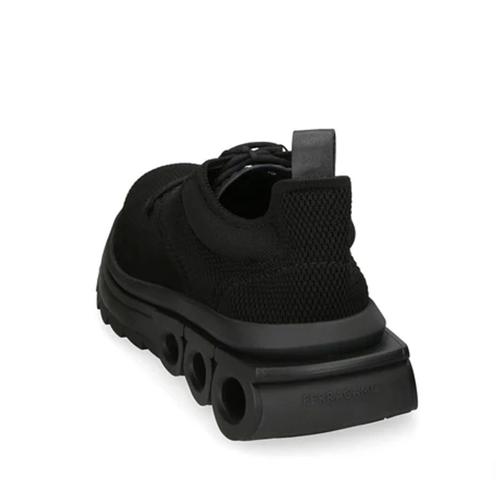 Black Synthetic Men's Athletic Sneakers