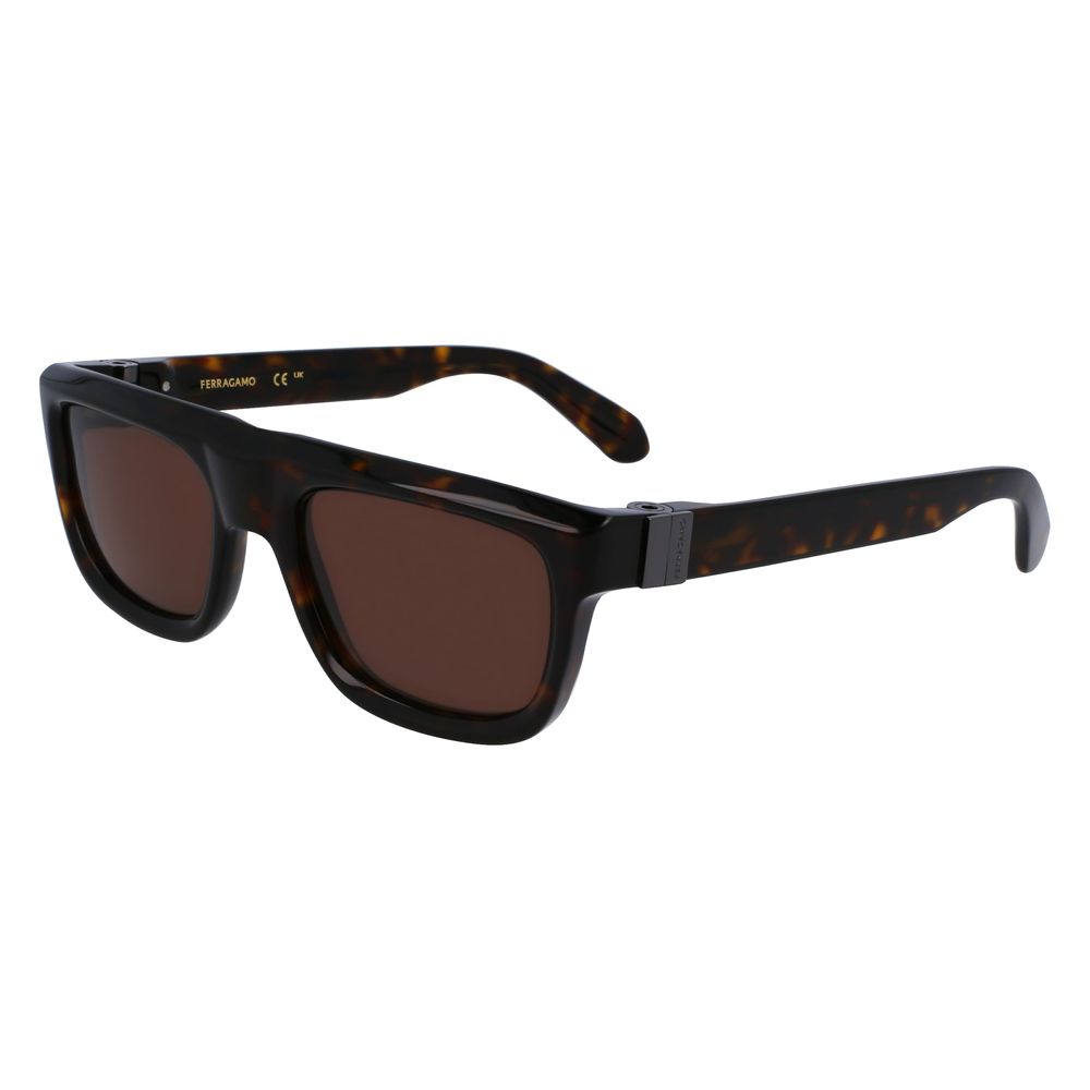 Brown Synthetic Acetate Sunglasses