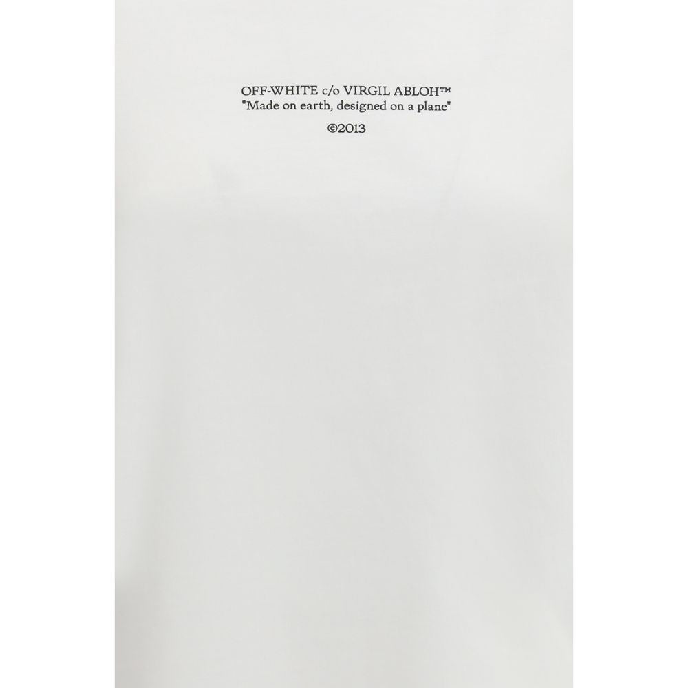 White Cotton Oversized T-Shirt by Off-White