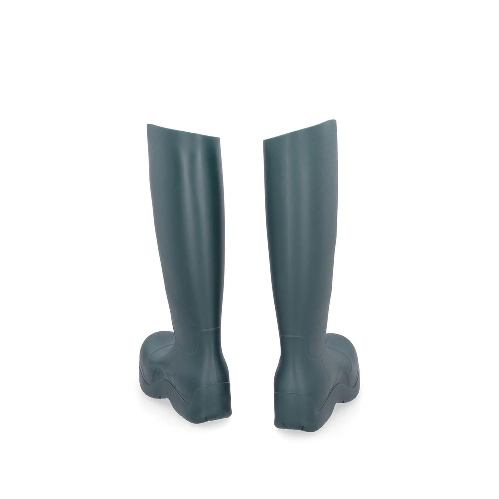 Zweifarbige Synthetik-Regenstiefel für Damen