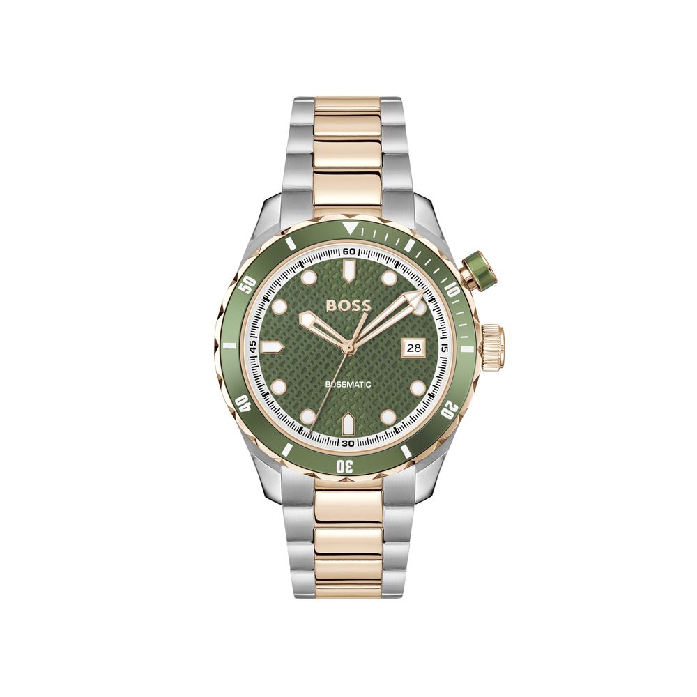 Gray Dress Watch with Kinetic Movement