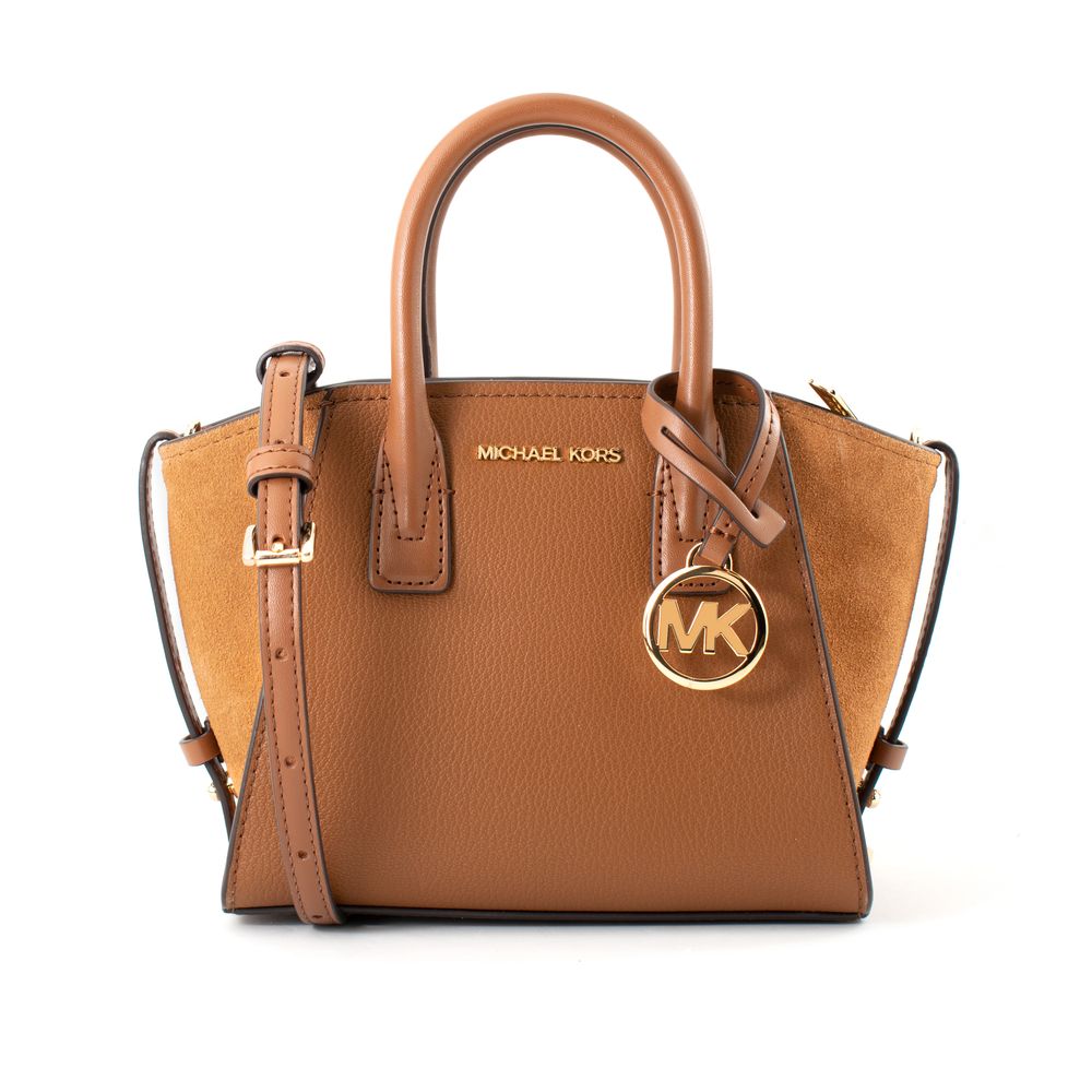 Brown Leather Handbag by Michael Kors
