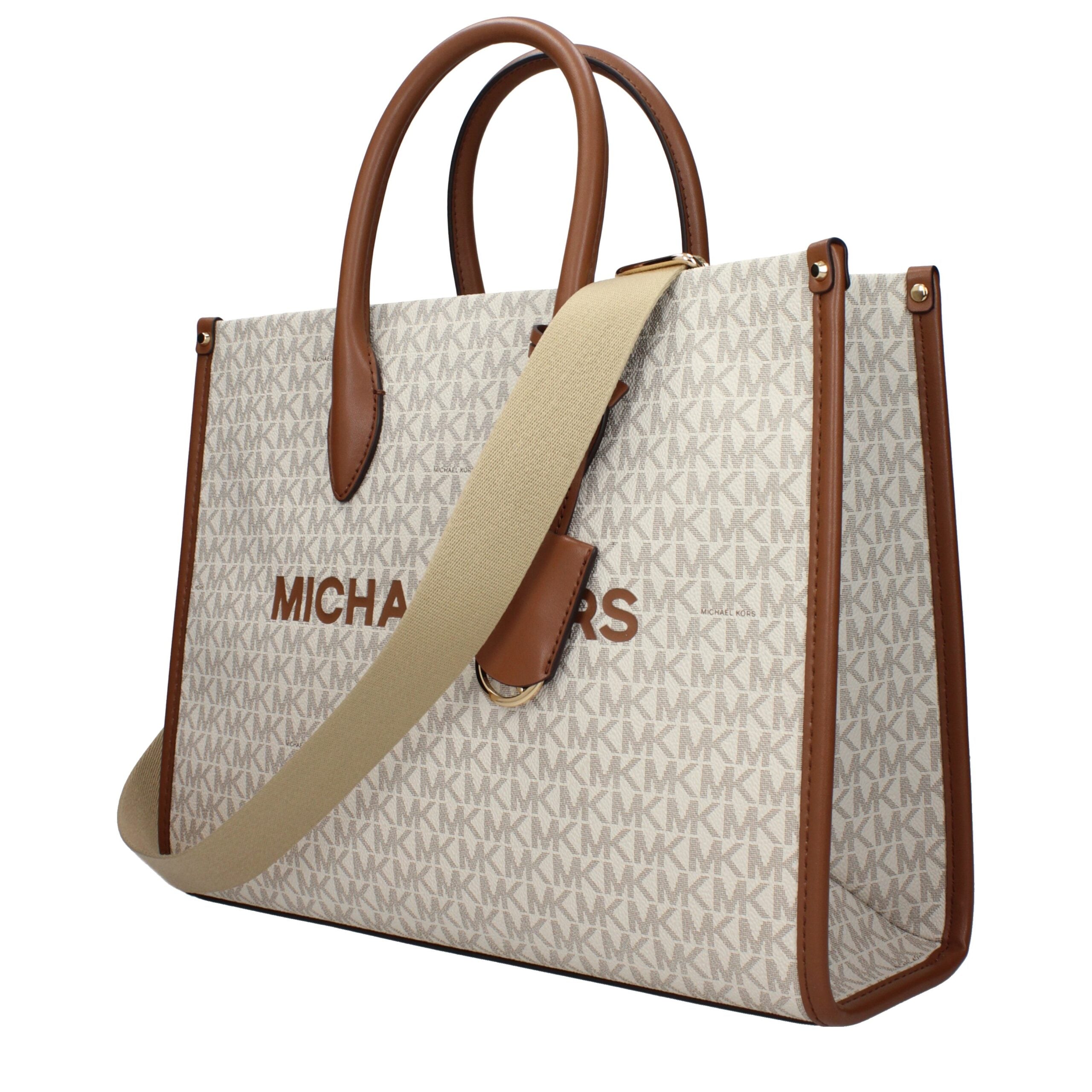 Beige synthetische Handtasche mit verstellbarem Schultergurt