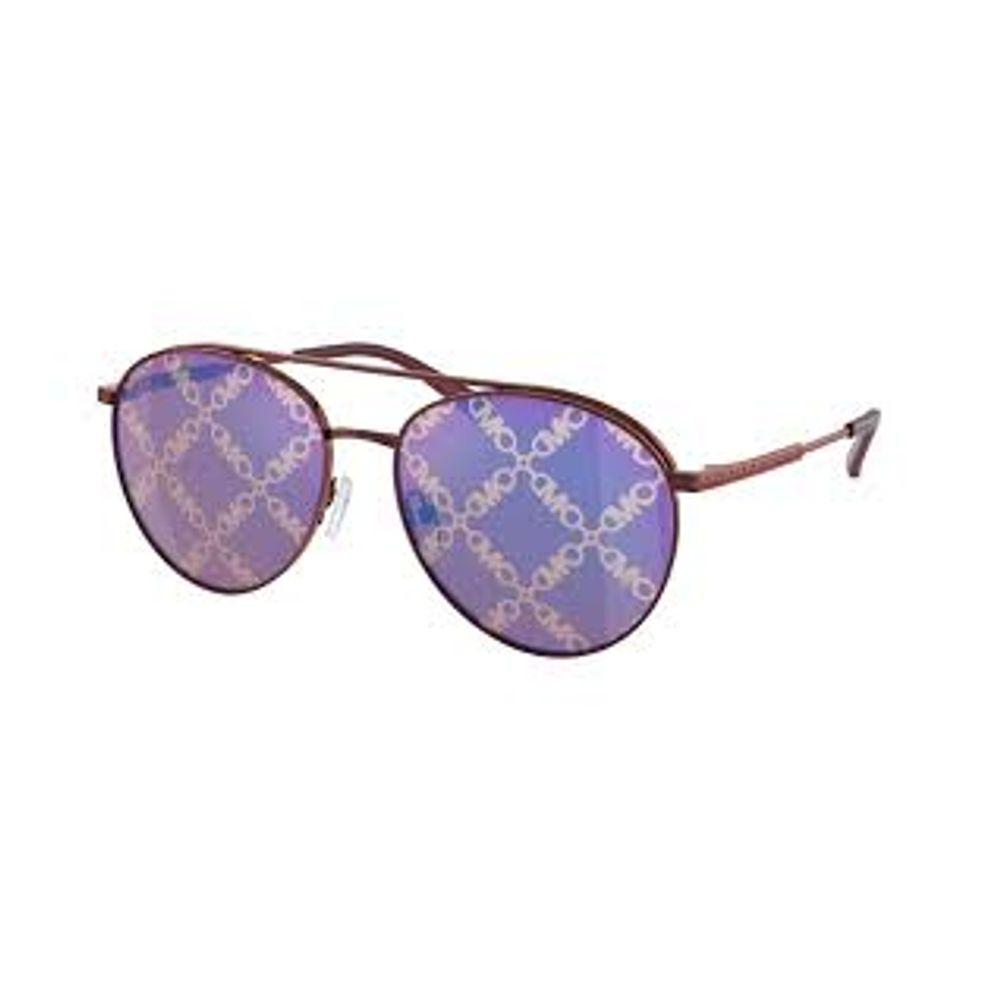 Brown Metal Sunglasses by Michael Kors