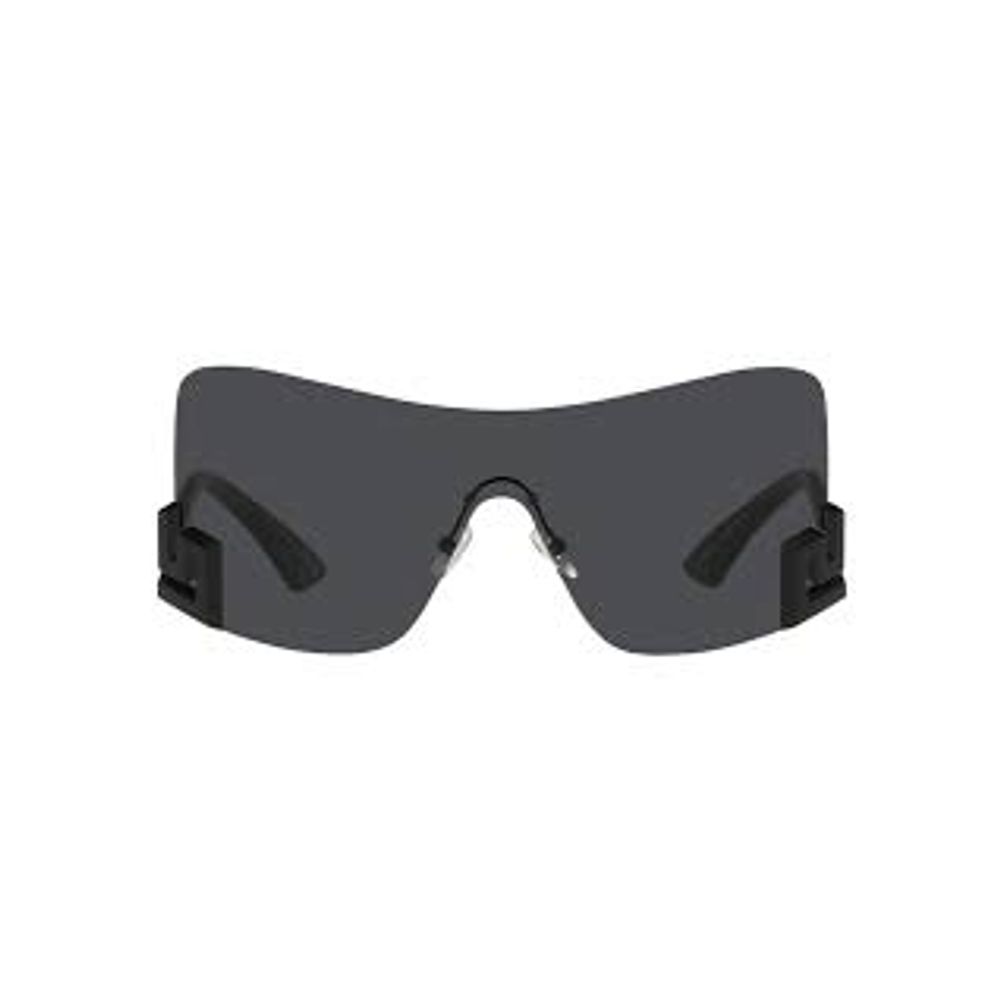 Schwarze synthetische Sonnenbrille mit UV-Schutz