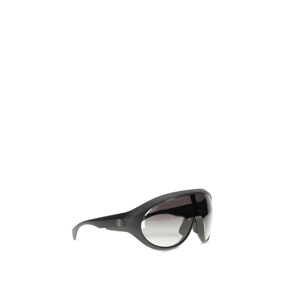 Schwarze synthetische Sonnenbrille mit Verlaufsgläsern