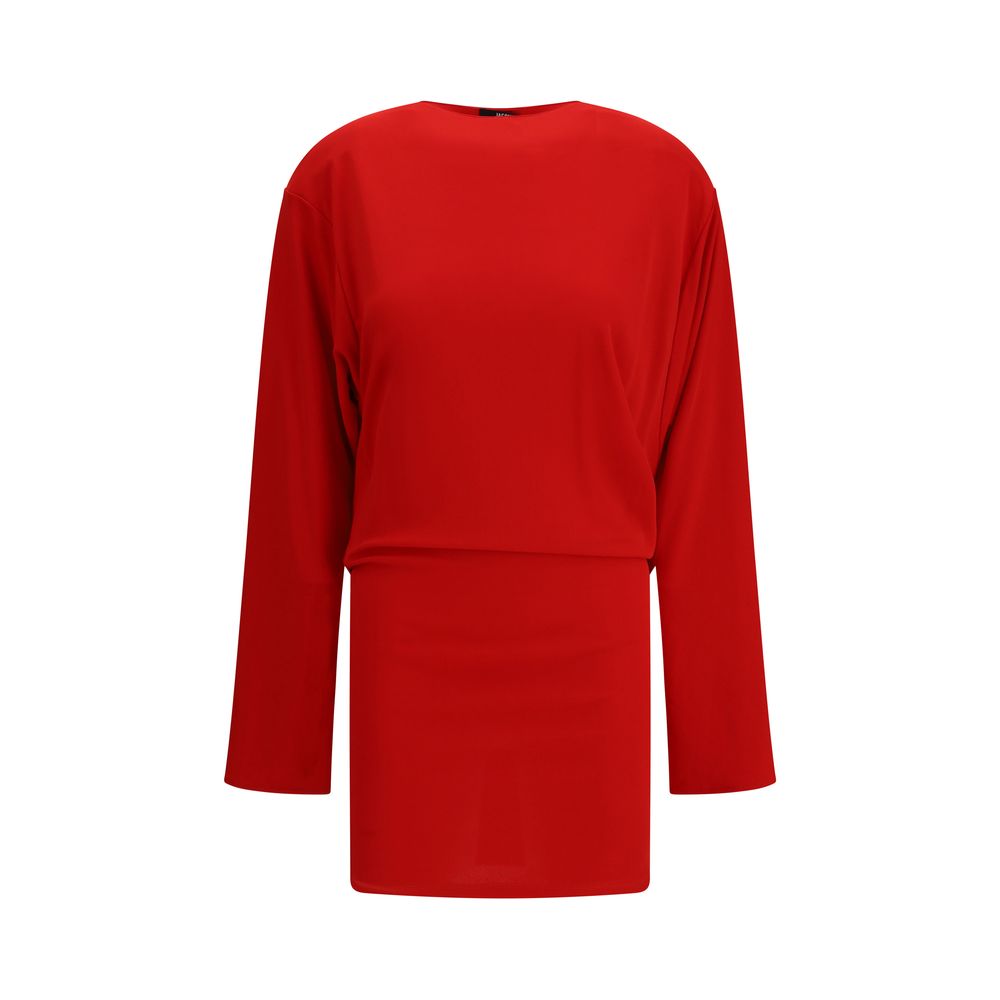 Multicolor Synthetic Cocktail Dress with Cut-Out Back