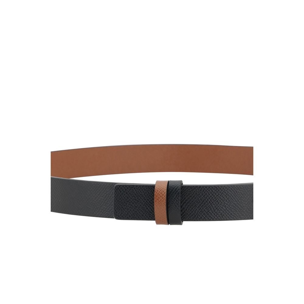 Ferragamo Brown Calf Leather Bos Taurus Regular Belt