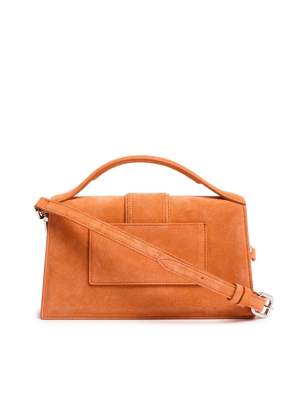 Terracotta Leather Le Grand Bambino Handbag by Jacquemus