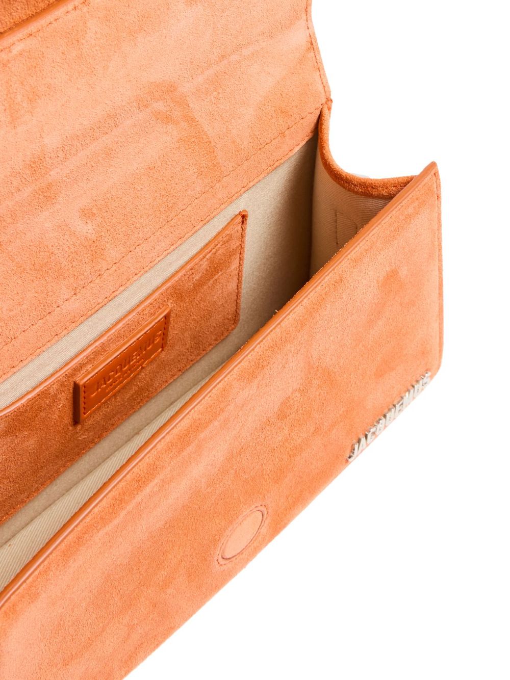 Terracotta Leather Le Grand Bambino Handbag by Jacquemus
