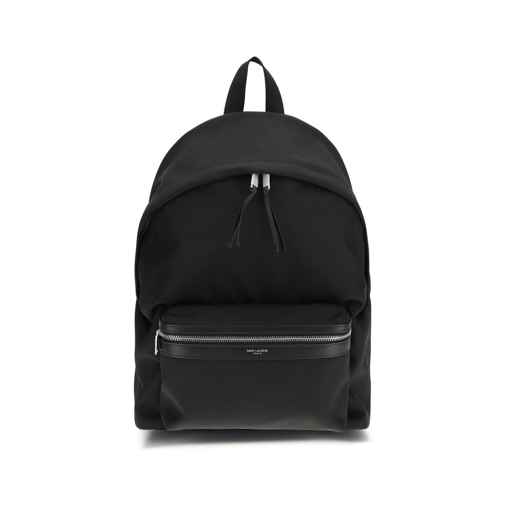 Schwarzer Rucksack aus Synthetik von Saint Laurent