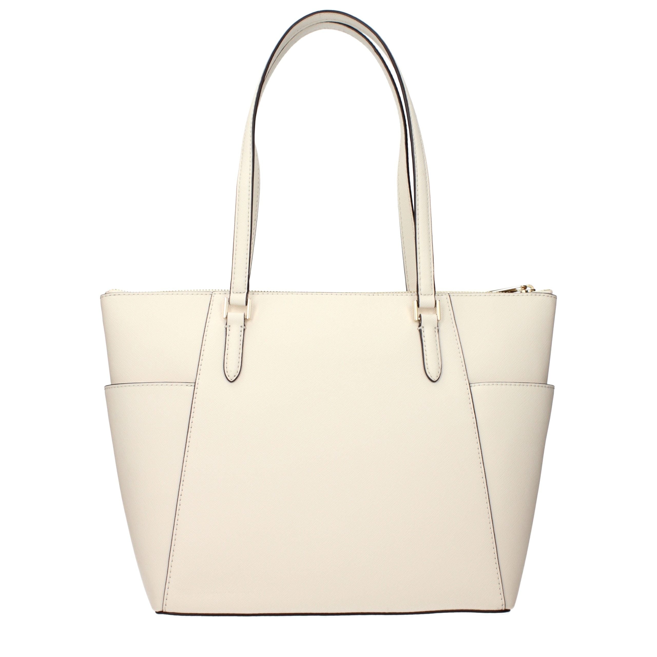 Michael Kors Beige Leder Schultertasche