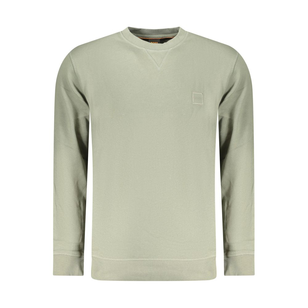 Verde Cotton Men’s Sweatshirt with Embroidery