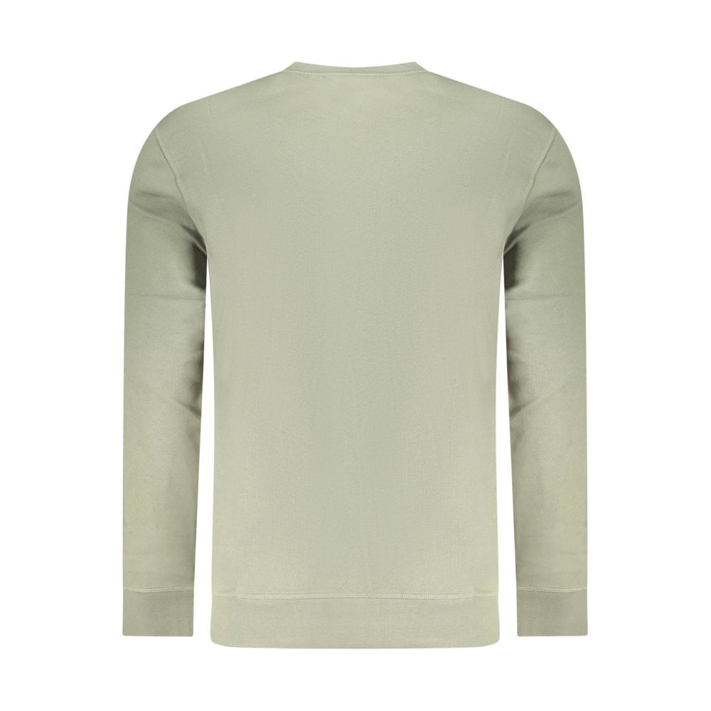 Verde Baumwoll-Herren-Sweatshirt mit Stickerei