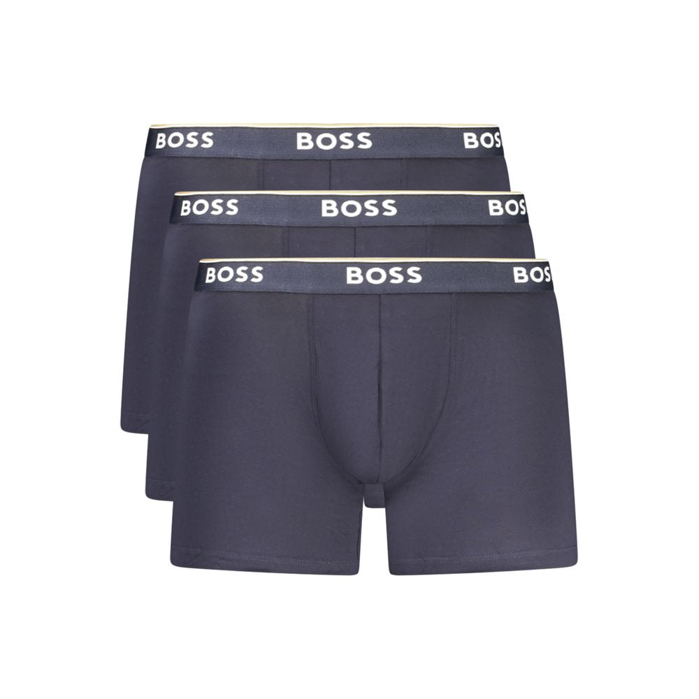 Blaue Herren Boxershort aus Baumwolle