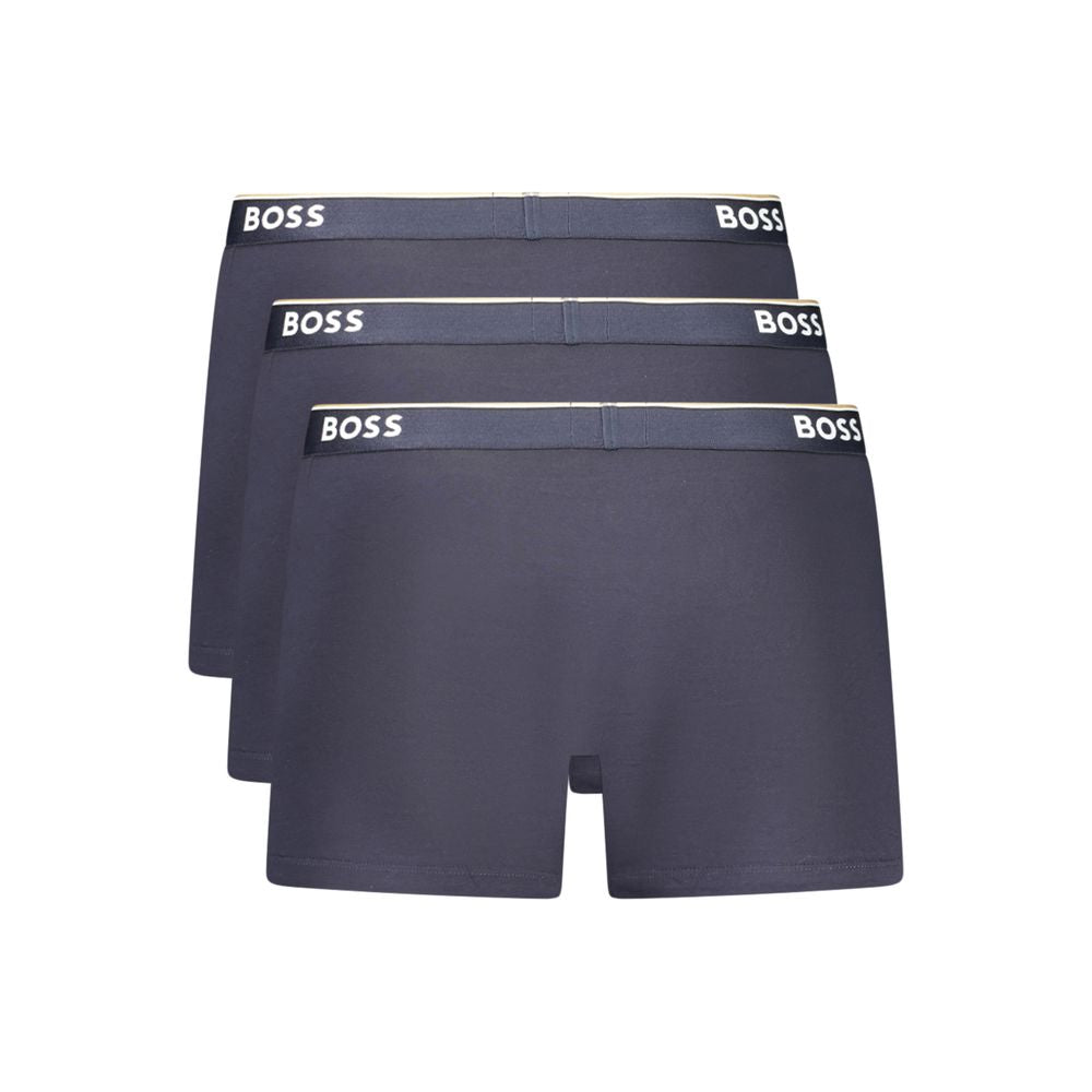 Blaue Herren Boxershort aus Baumwolle
